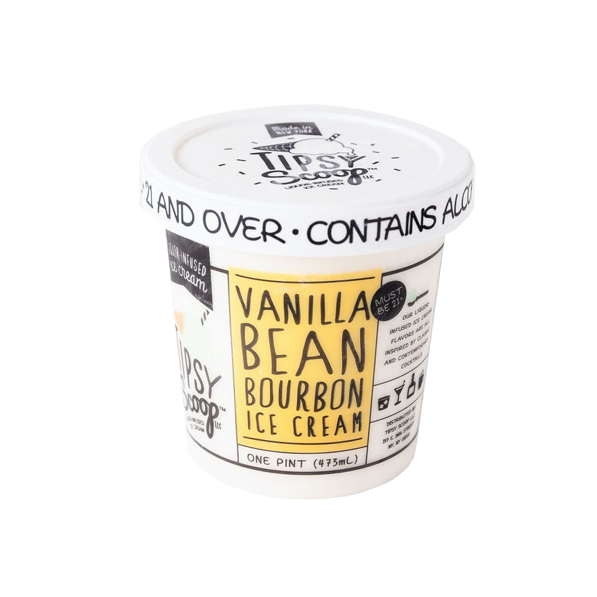Menu - Tipsy Scoop Vanilla Bean Bourbon Ice Cream