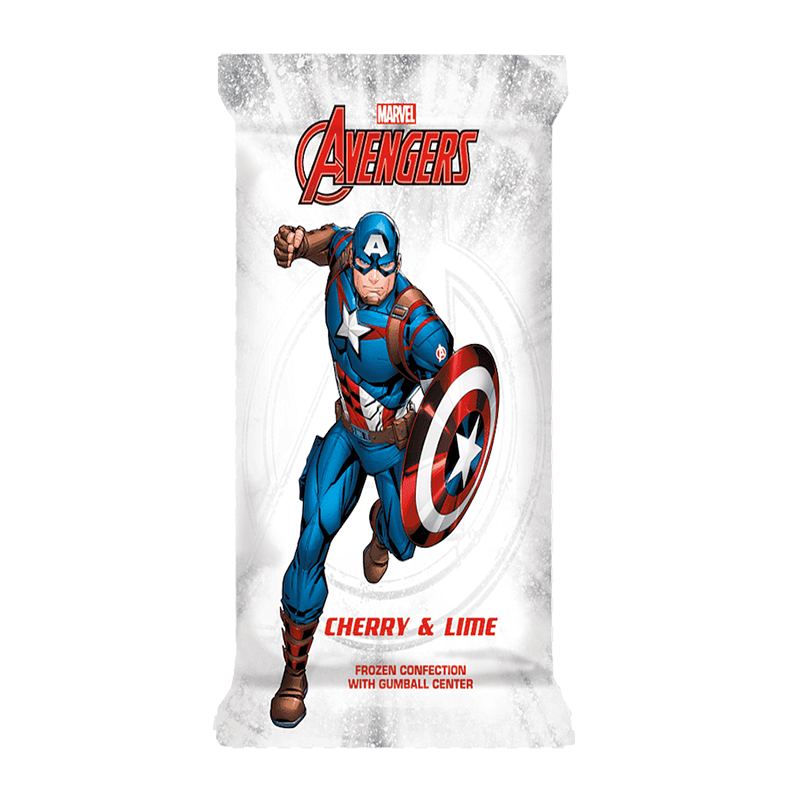 Menu - Avengers Capatin America Ice Cream Bar Wrapper