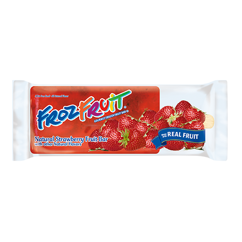 Menu - Frozfruit Strawberry Bar Wrapper