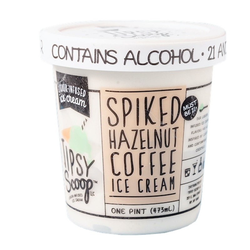 Menu - Tipsy Scoop Spiked Hazelnut Coffee Ice Cream