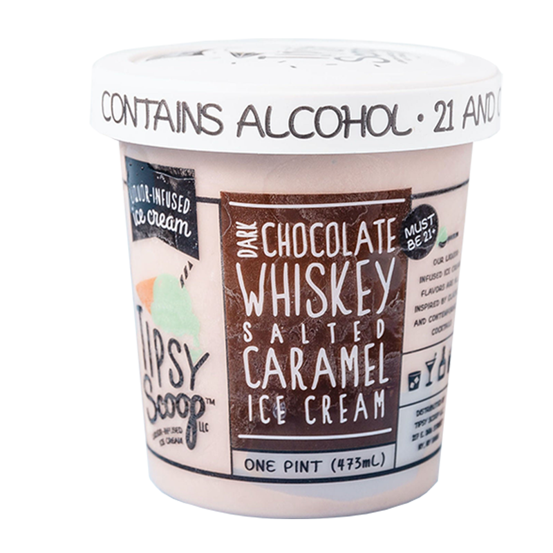 Menu - Tipsy Whiskey Salted Caramel Ice Cream